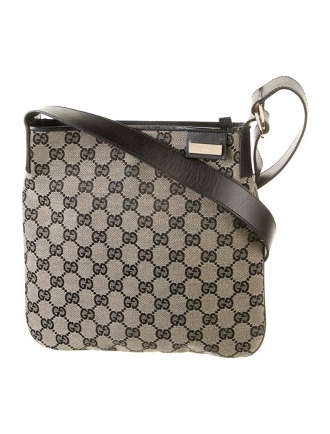 Gucci GG Canvas Eclipse Crossbody Bag - Black Crossbody Bags, Handbags ...