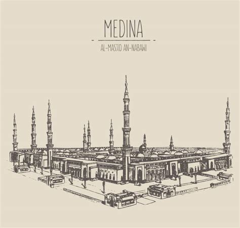 Sketch view of masjid Islamic Poster|Motivational Poster|Inspirational ...