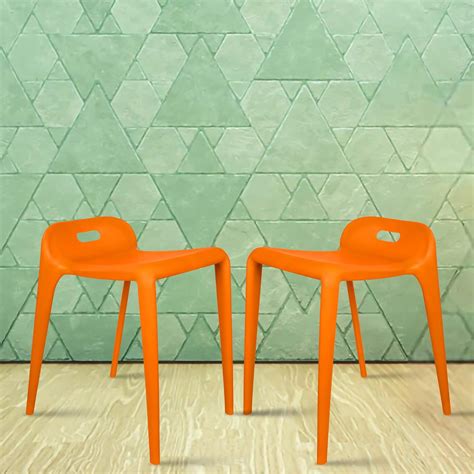 ROSE® Mars Cafe Plastic Stool| Dining Chair | Restaurant Chair | Cafe ...