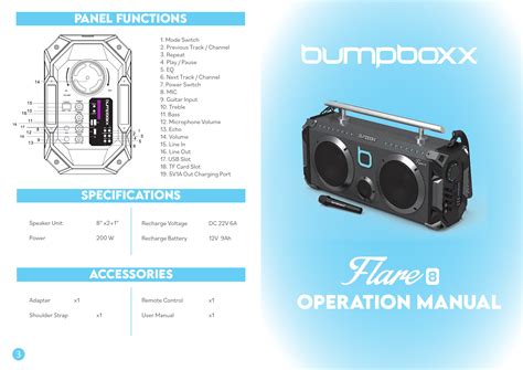 Flare8 Product Manual - Bumpboxx | User Guide and Specifications
