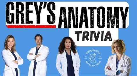 Greys Anatomy Trivia, Willing Distillery, Darwin, 7 November 2024 ...