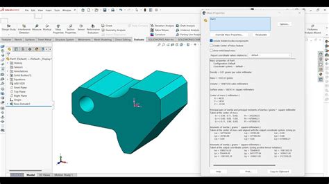 Image result for SolidWorks CSWA Sample Part 2