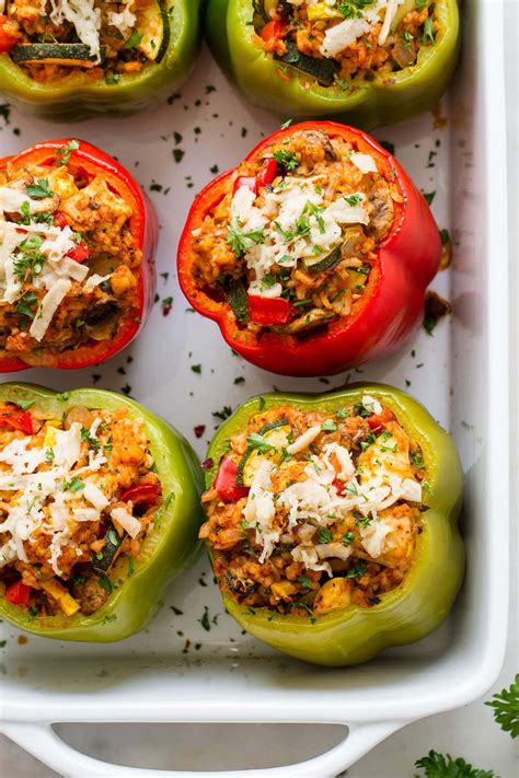 Italian Vegan Stuffed Peppers (Best Ever!) - The Simple Veganista