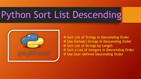 Image result for The Code for a Descending Algorithm in Python