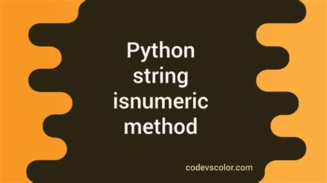 Image result for Python IsNumeric Function