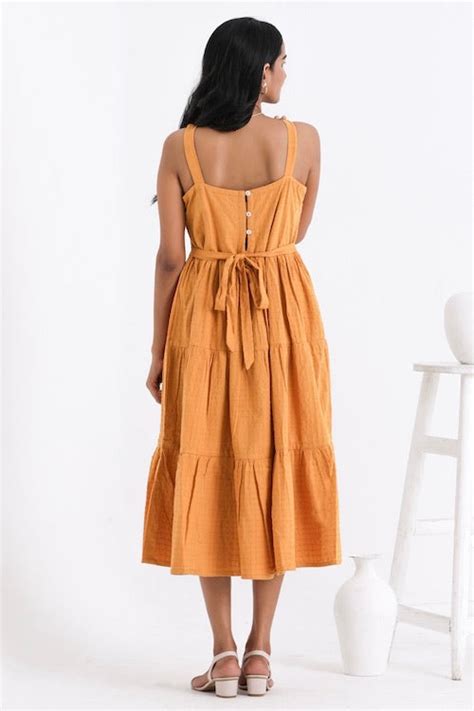 Bebaak Amara Flare Pure Cotton Hand Embroidered Dress – Okhaistore