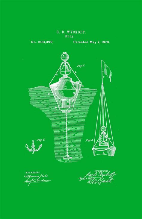 Framable Patent Art the Original Poster Art Print Deep Sea Ocean Water ...