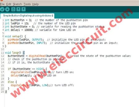 Image result for Arduino Button Input Code Examples