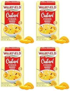 Weikfield Custard Powder, Mango Flavour 75g (Pack of 4) : Amazon.in ...