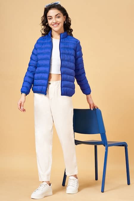 Medium Blue Assorted - Others Winterwear Full Sleeves High Neck Women ...