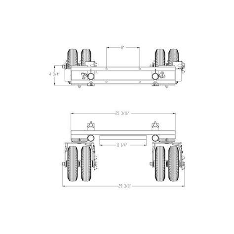 MagLiner Mag 8" Dual Wheel Conversion Kit (Standard), 1.031,94