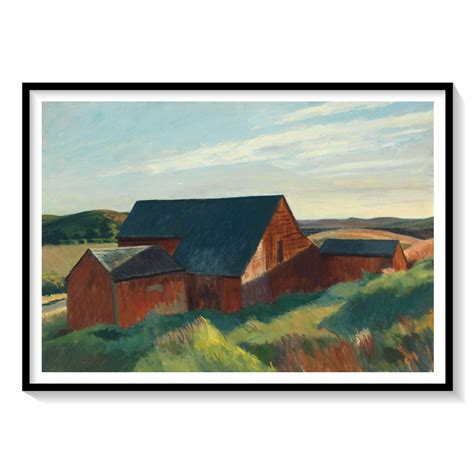 Burly Cobbs House Painting & Wall Art Print by Edward Hopper - Dessine Art