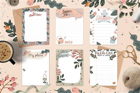 DIY Stationery Spring Theme 的图像结果