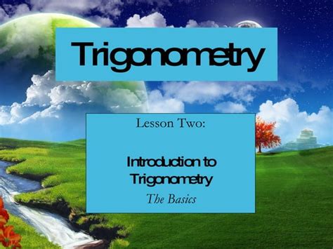 Tutorial Lesson On Trigonometry 的图像结果