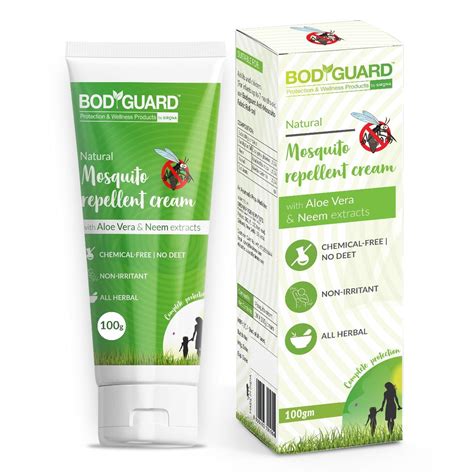 BodyGuard Natural Mosquito Repellent Cream, 100 gm Price, Uses, Side ...