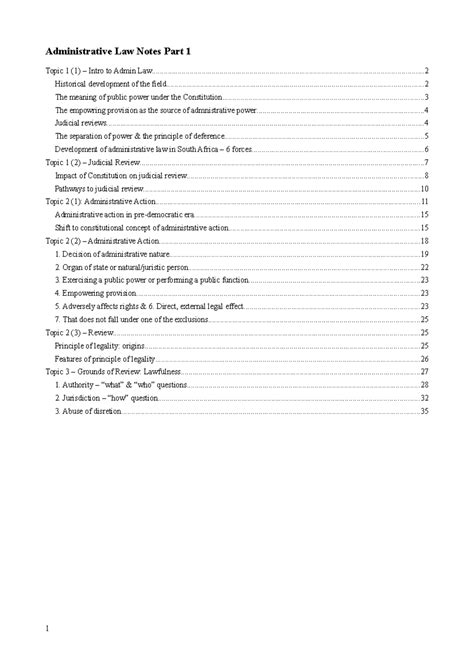 Promotion of Administrative Justice Act (PAJA) No. 3 of 2000 Overview ...