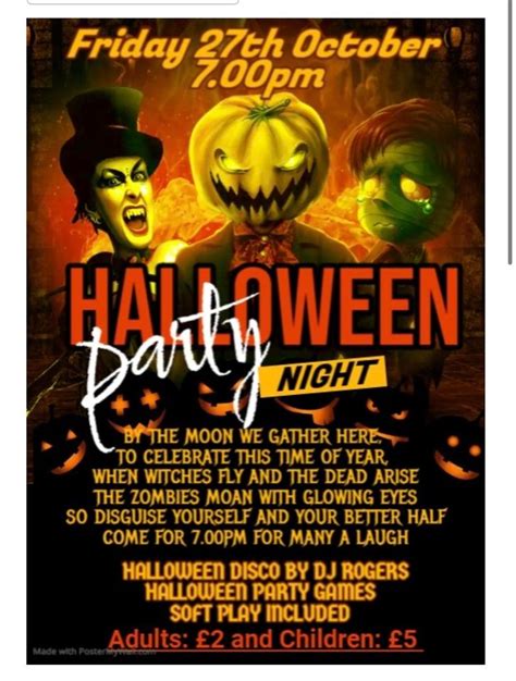 Halloween Party Night SOLD OUT (Disco/Soft Play/Halloween Games ...