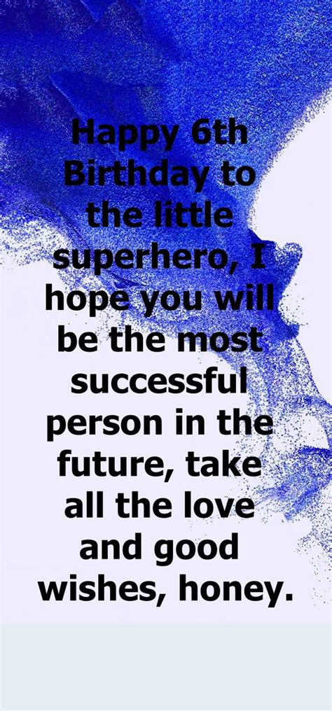 86 Happy 6th Birthday Wishes and Messages for 6-Year-Old Preschooler ...