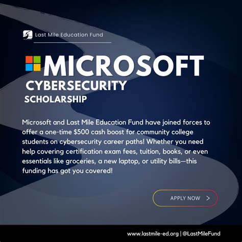 💻 Cybersecurity students, this is for YOU! 💻Microsoft & Last Mile ...