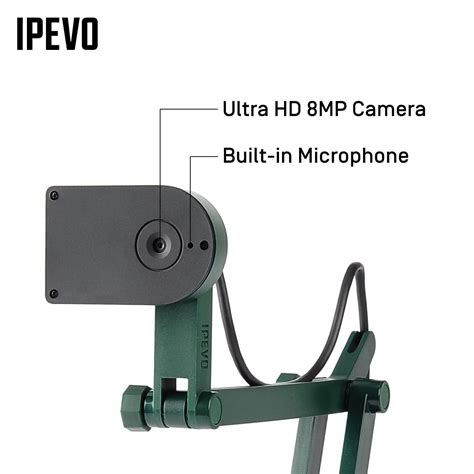 Buy IPEVO V4K Ultra High Definition 8MP USB Document Camera - Mac OS ...