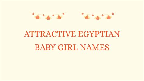 100 Attractive Egyptian Baby Girl Names