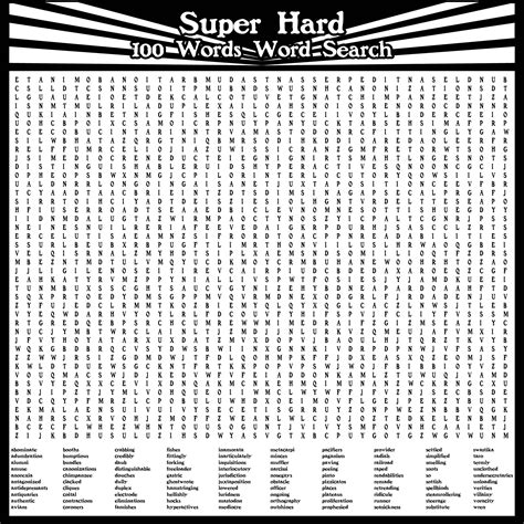 100 Word Word Searches - 20 Free PDF Printables | Printablee - Worksheets Library