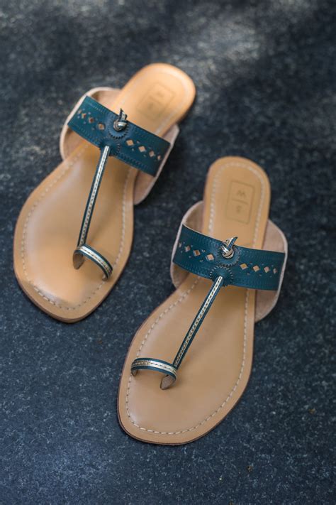 Tina Navy Blue Sandals – Paper Boat Collective | Goa | Bangalore