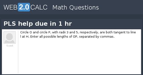 View question - PLS help due in 1 hr