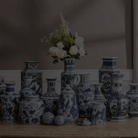 Buy Blue & White Ceramics Online | The Decor Kart