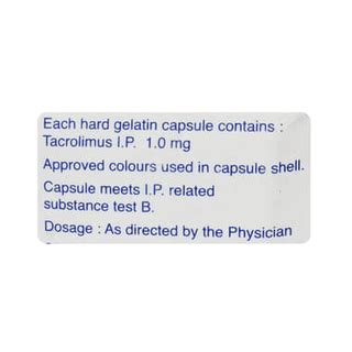 Tacrotor 1 MG | Order Tacrotor 1 MG Capsule Online at Truemeds