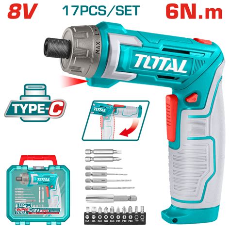 Total Cordless Screwdriver 8V, 6NM - TSDLI08025