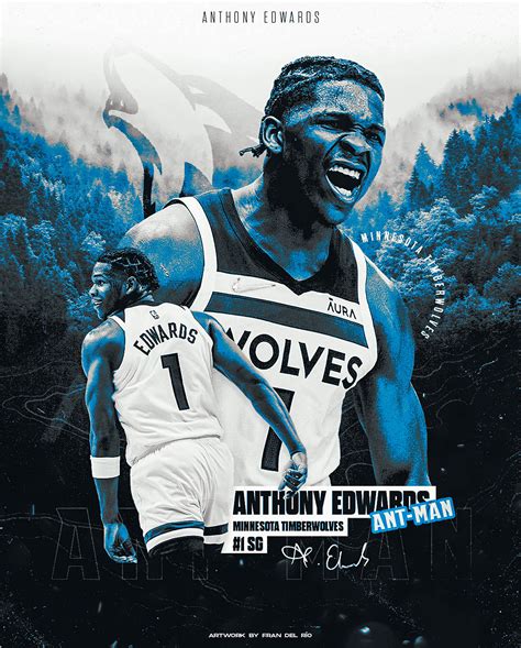 Anthony Edwards | Minnesota Timberwolves | NBA on Behance