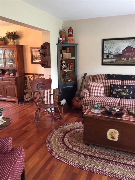 primitive living room ideas