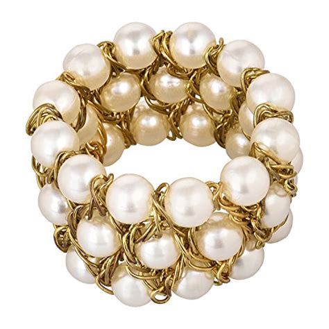 Buy Aradhya Elegant Pearl Rakhi Golden Wire Charm Bracelet for Women ...