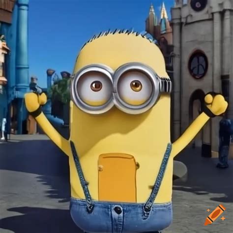 Universal studios,minions,one eye,stuart on Craiyon