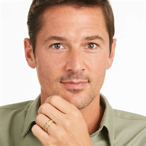 Braided Center Men's Wedding Band In 18K Yellow Gold (8.00mm)-91078y