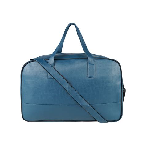 Mike PU Leather 32L Fizz Duffle Bag - Indigo – Smily Kiddos