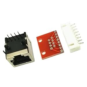 MERISHOPP® RJ45 Connector PCB and Breakout Board Kit Check Ethernet Not ...