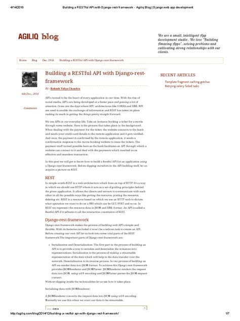 Image result for Restful Web API Using Django