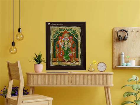 Vaastu Graha Lakshmi Tanjore Painting – SANKALP ARTS & CRAFTS