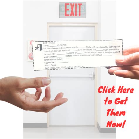 Using Exit Tickets in Your CNA and PCT Training Program - CNA Resources ...
