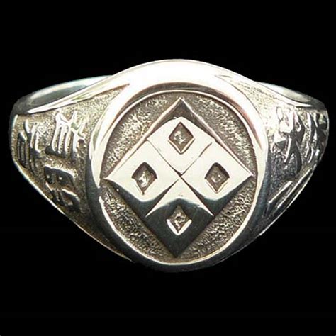 Hakkoryu Jujutsu Crest Engraved Ring: Armstrong Engraving  