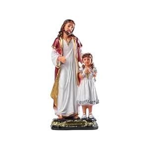 Buy Newven Handcrafted Jesus and Girl Statues First Holy Communion ...