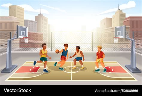 Basketball Court Cartoon 的图像结果
