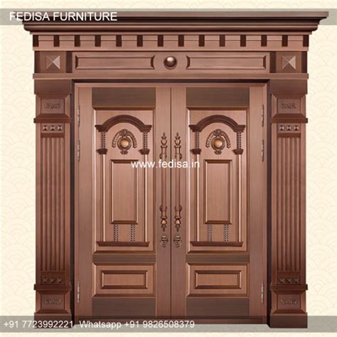 Wooden Double Door Design, Main Door Style | Decorative Wooden Door ...