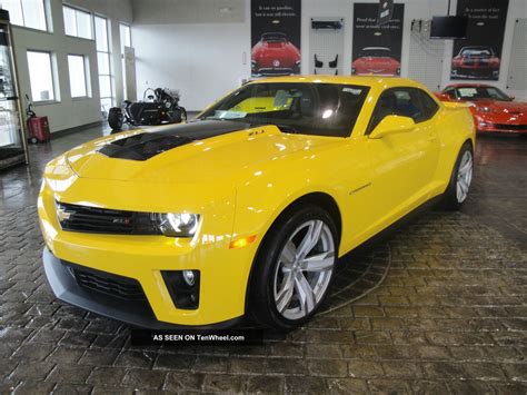 2013 Rally Yellow Supercharged Camaro Zl1 Automatic Carbon Fiber Below Msrp