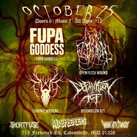 Fupa Goddess, Chronic Wasting, Defamation Act, and Open Flesh Wound ...