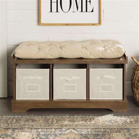 Image result for Rustic Storage Bench