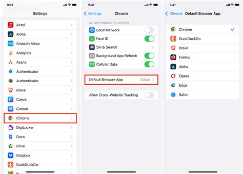 How to change the default web browser on iPhone and iPad
