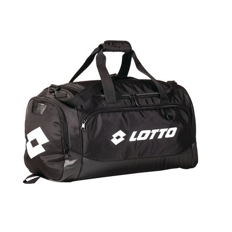 Sac de sport Lotto soccer pour jeunes/adultes, polyester, petit, noir ...